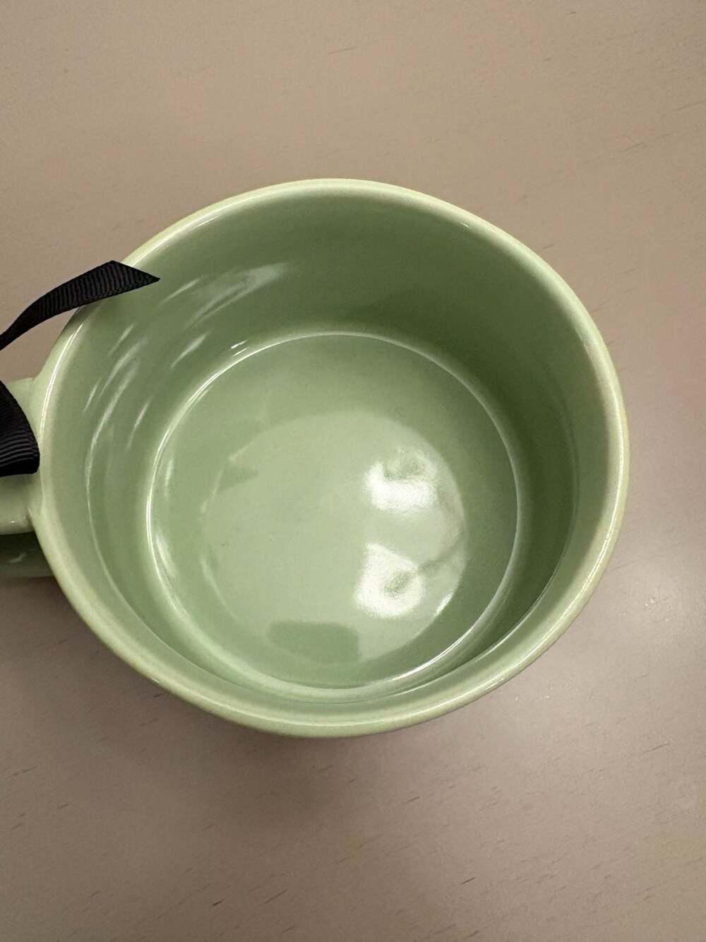 Rae Dunn Sweater Weather Mug Green Ceramic Fall Foliage - Picture 4 of 5